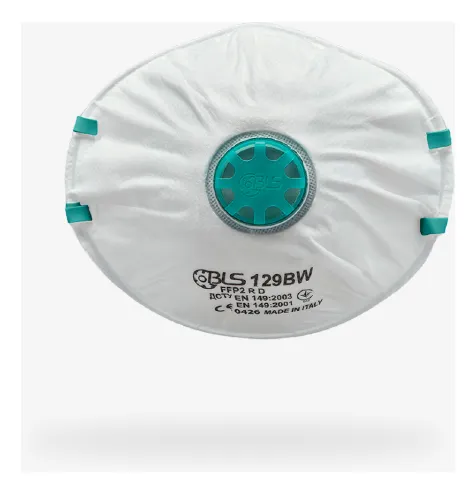 Mascarilla Barbijo Libus Bls Ffp2 R D 129bw C/ Valvula X 15u Blanco