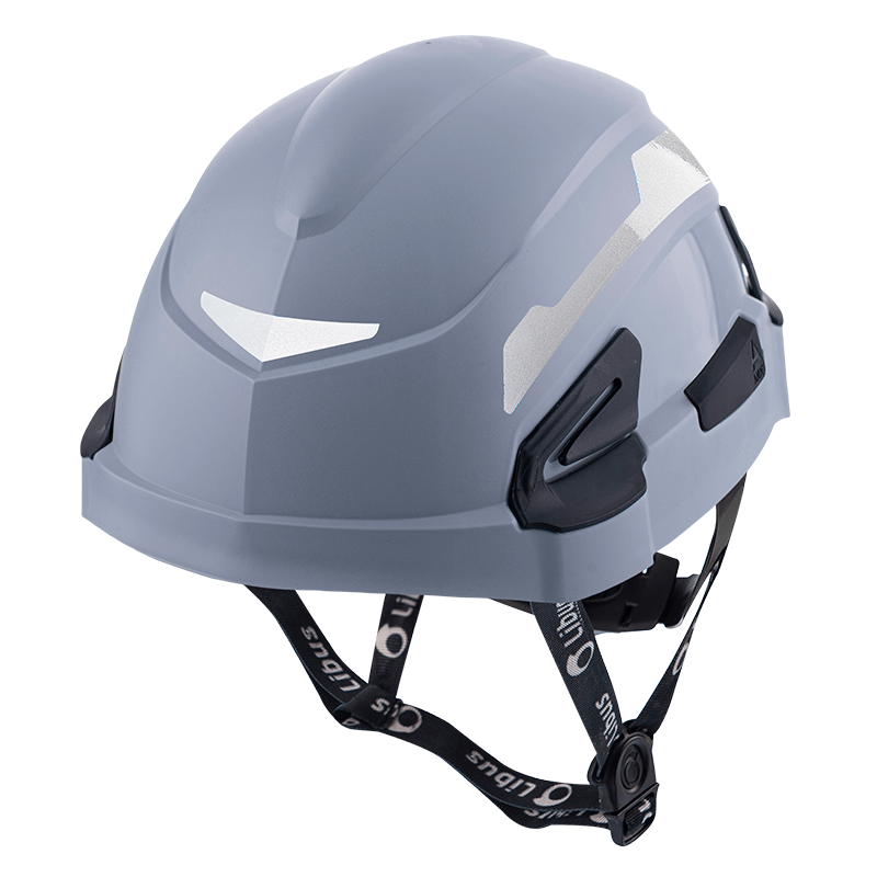 Casco De Seguridad Libus Apto Altura Completo Andes Gris