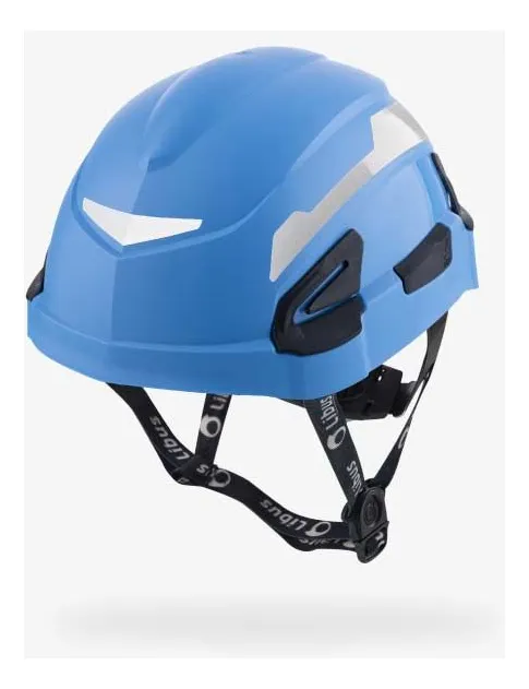 Casco De Seguridad Libus Andes Celeste Textil Con Ratchet