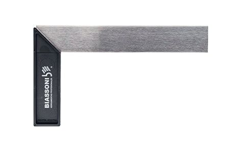 ESCUADRA DE CARPINTERO | lisa mango de plastico (BIASSONI)