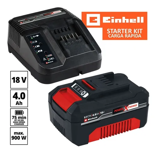 Kit Bateria Ion Litio 18v 4 Ah Einhell + Cargador Rapido, MONSTER Tools -  Maquinas, Herramientas y Elementos de Seguridad Industrial