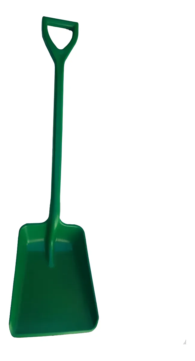 Pala Cuadrada Teca para Nieve Antichispa Polipropileno 1.12m Verde