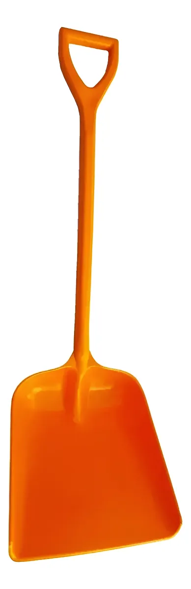 Pala Plastica Antichispa Nieve Liviana Irrompible Cerealera Naranja