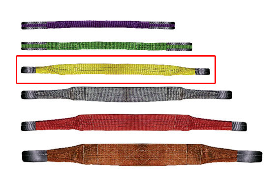 Eslinga STD O-O 3Tx75mmx1000 Amarillo (Eslingar)