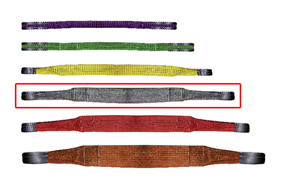 Eslinga STD O-O 4Tx100mmx1500 Gris (Eslingar)